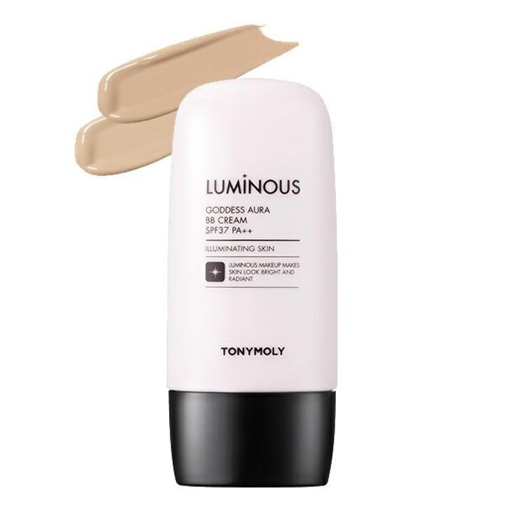 TONYMOLY Luminous Goddess Aura BB Cream 45g No.2 Natural Beige K-beauty makeup product image