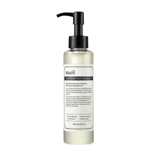 [Klairs] Gentle Black Fresh Cleansing Oil 150ml - Enrapturecosmetics