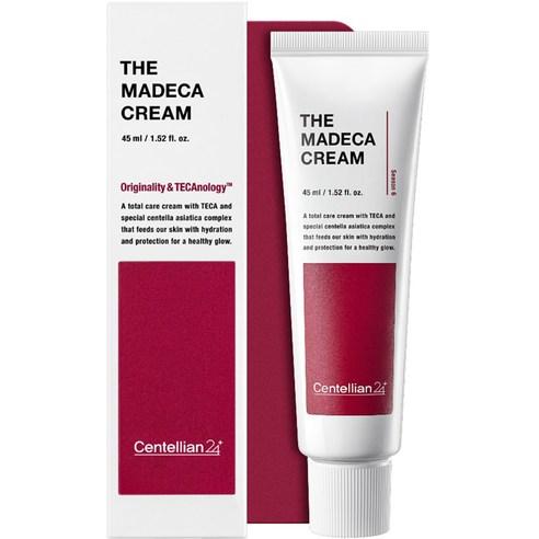 Centellian24 Madeca Cream applied to face and neck