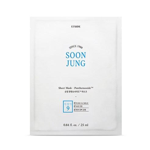 ETUDE Soonjung Mask Panthensoside 10 Sheets Korean skincare product image