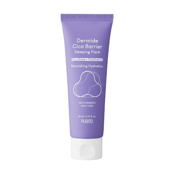 [PURITO] Dermide Cica Barrier Sleeping Pack 80ml - Enrapturecosmetics