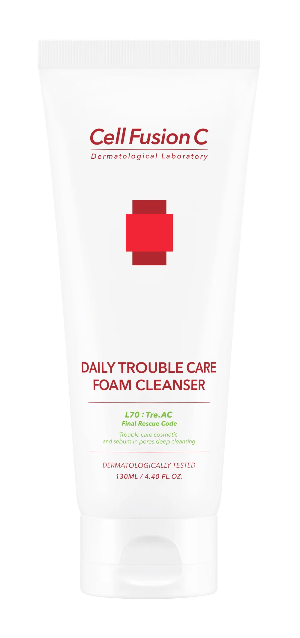 [CellFusionC] TRE.AC Daily Trouble Care Foam Cleanser - 130ml - Enrapturecosmetics