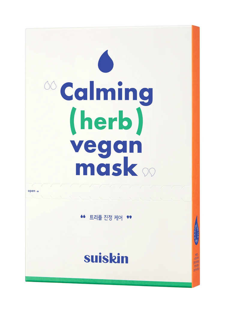 [SUISKIN] Calming (herb) Vegan Mask box - Enrapturecosmetics