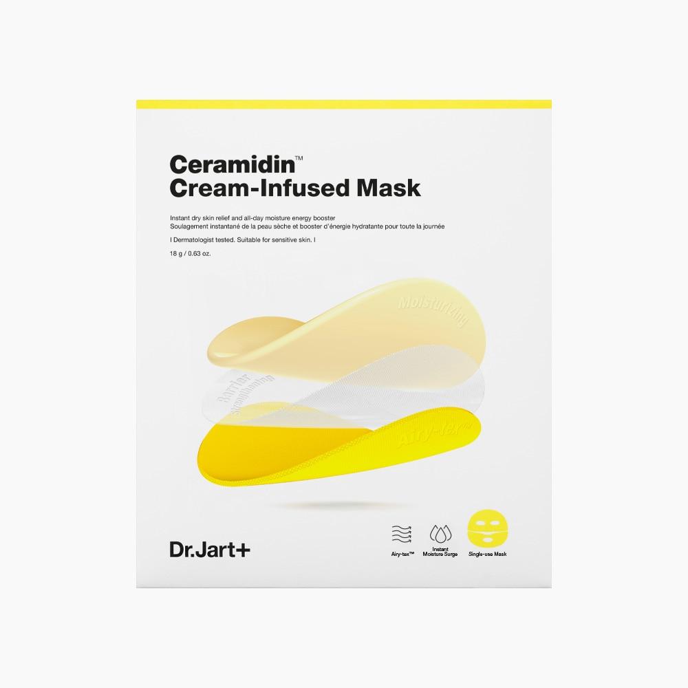 Dr. Jart+ Ceramidin Cream Infused Mask 18g 5pcs Korean skincare product image