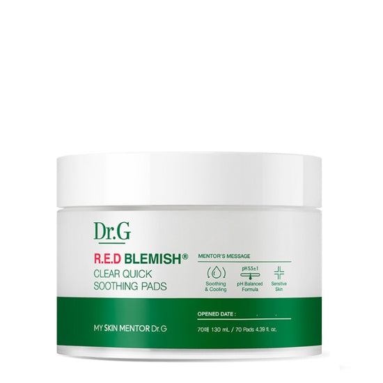[Dr.G] Red Blemish Clear Quick Soothing Pads 70ea - Enrapturecosmetics