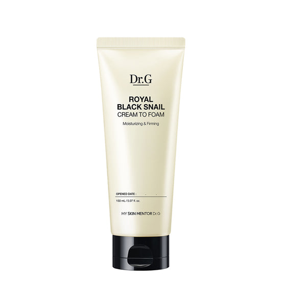 [Dr.G] Royal Black Snail Cream To Foam 150ml - Enrapturecosmetics