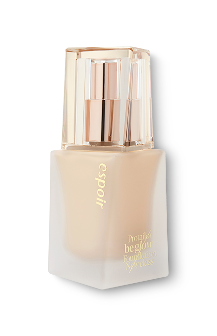 Espoir foundation lifestyle flat lay