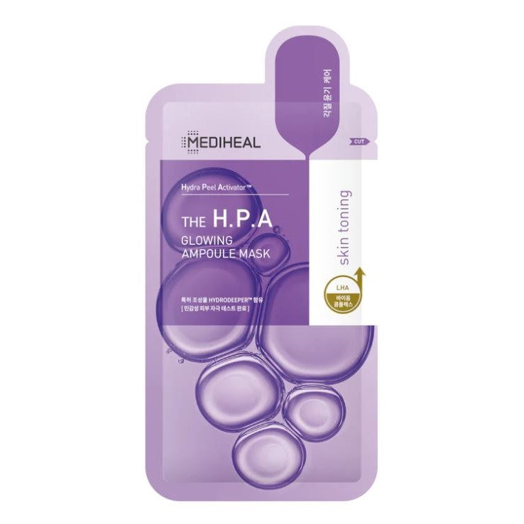 [Mediheal] The H.P.A Glowing Ampoule Mask 10ea - Enrapturecosmetics