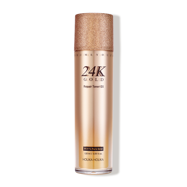 [holikaholika] Prime Youth 24K Gold Repair Toner 120ml - Enrapturecosmetics