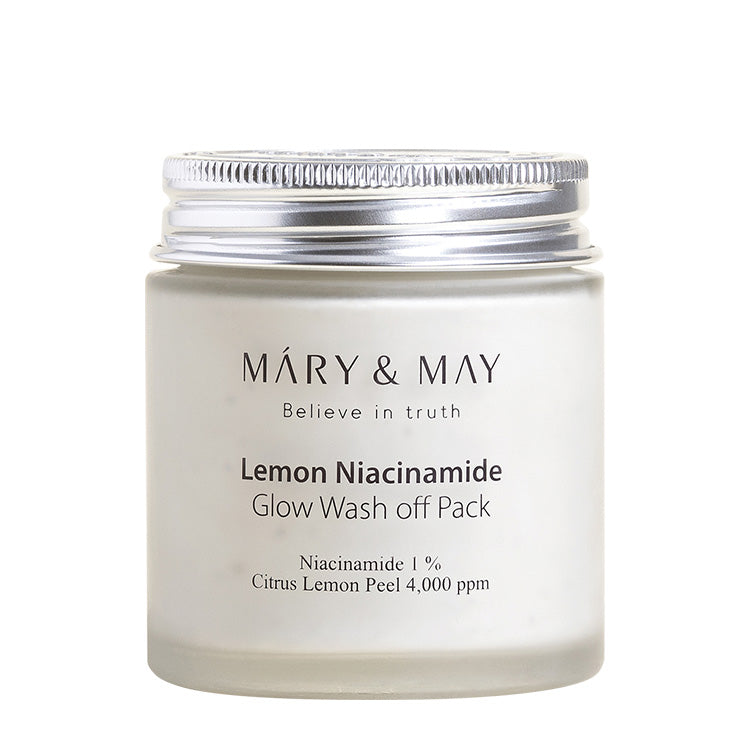 [MARY&MAY] Lemon Niacinamide Glow Wash Off Pack 125g - Enrapturecosmetics