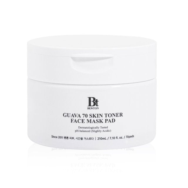 Benton Guava Toner Pad box with built-in tongs