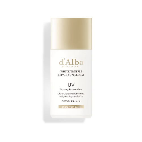 d'Alba White Truffle Repair Sun Serum SPF50+, PA++++ 35ml Korean sunscreen product image