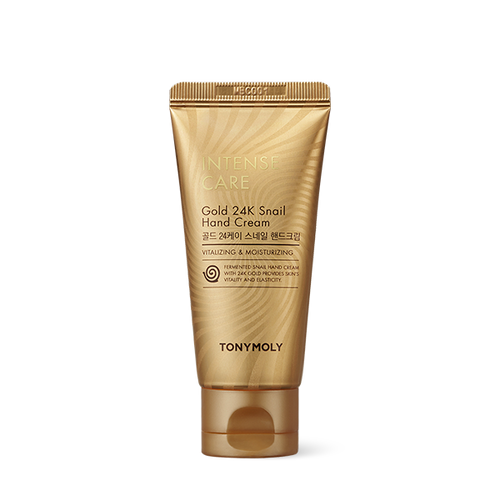 TONYMOLY Intense Care GOLD24K Snail Hand Cream 60ml Korean moisturizer hydrating snail mucin care