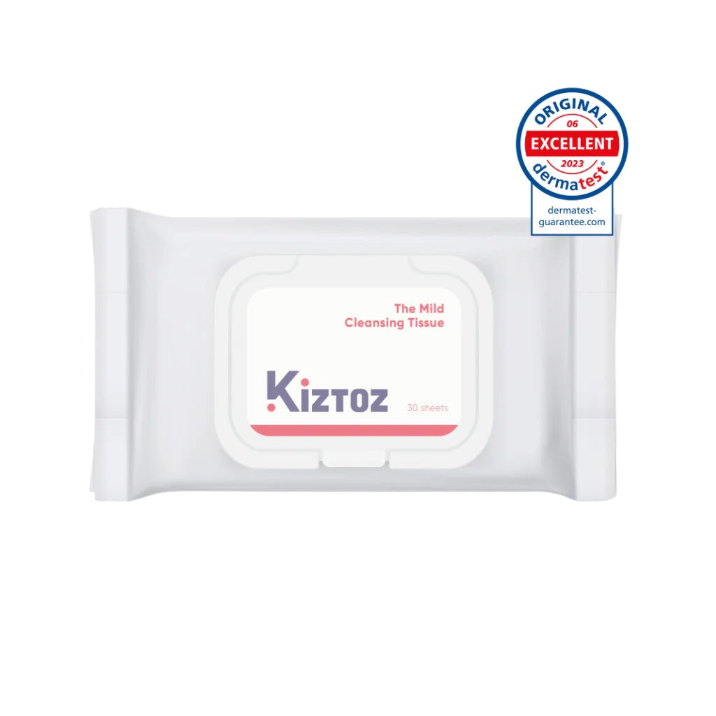 KIZTOZ The Mild Cleansing Tissue 30 Sheets Korean skincare product image