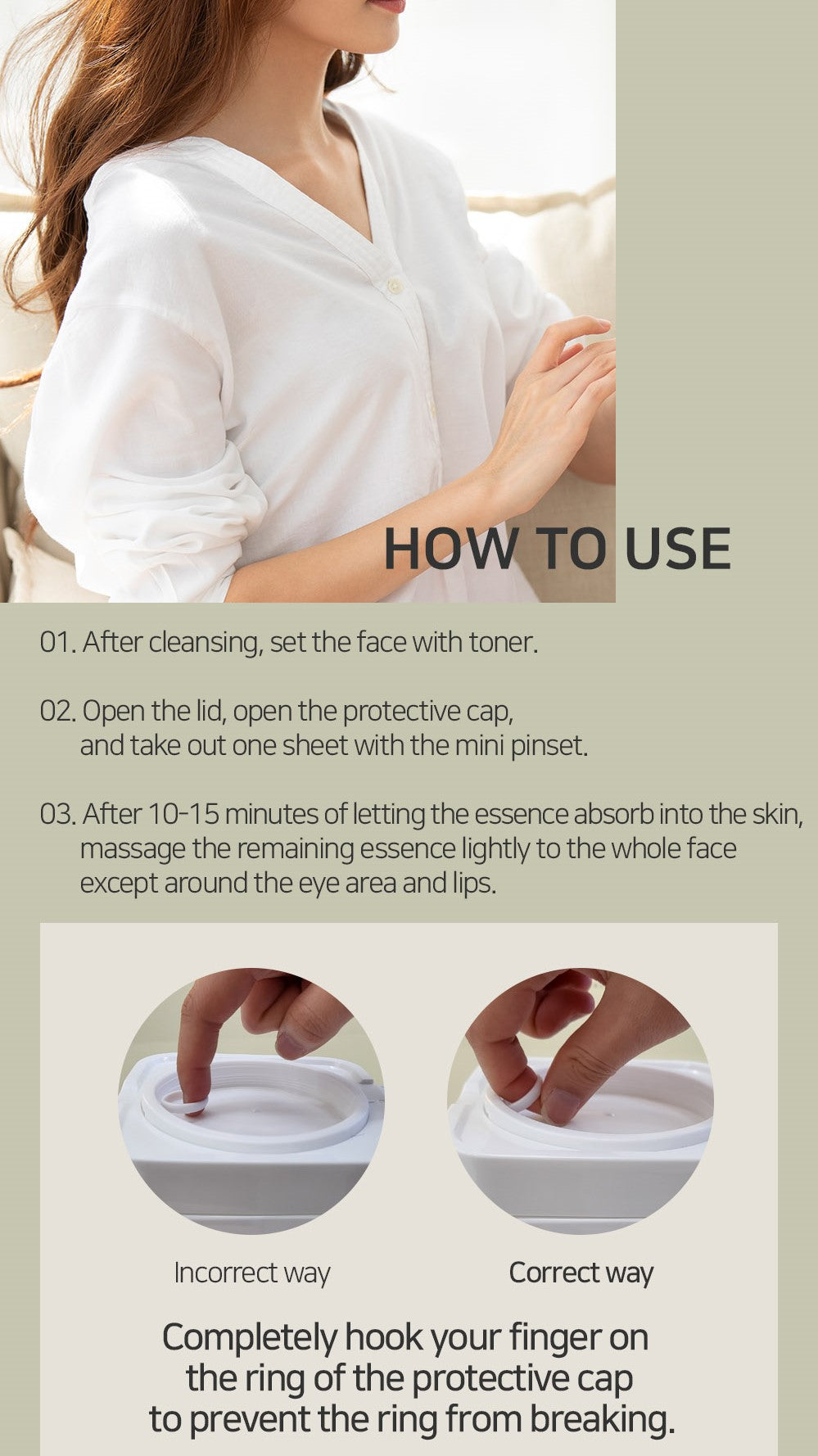 Mary&May CICA Houttuynia Cordata Tea Tree Calming Mask Pack 30 Sheets Korean toner product image