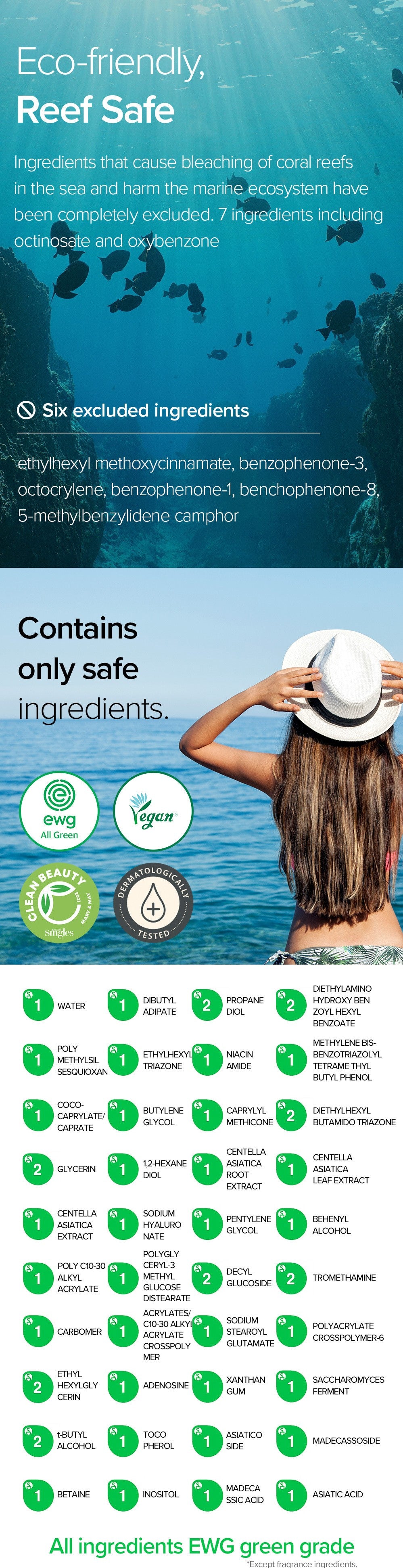 Mary&May CICA Soothing Sun Cream SPF50+ PA++++ 50ml Korean sunscreen product image
