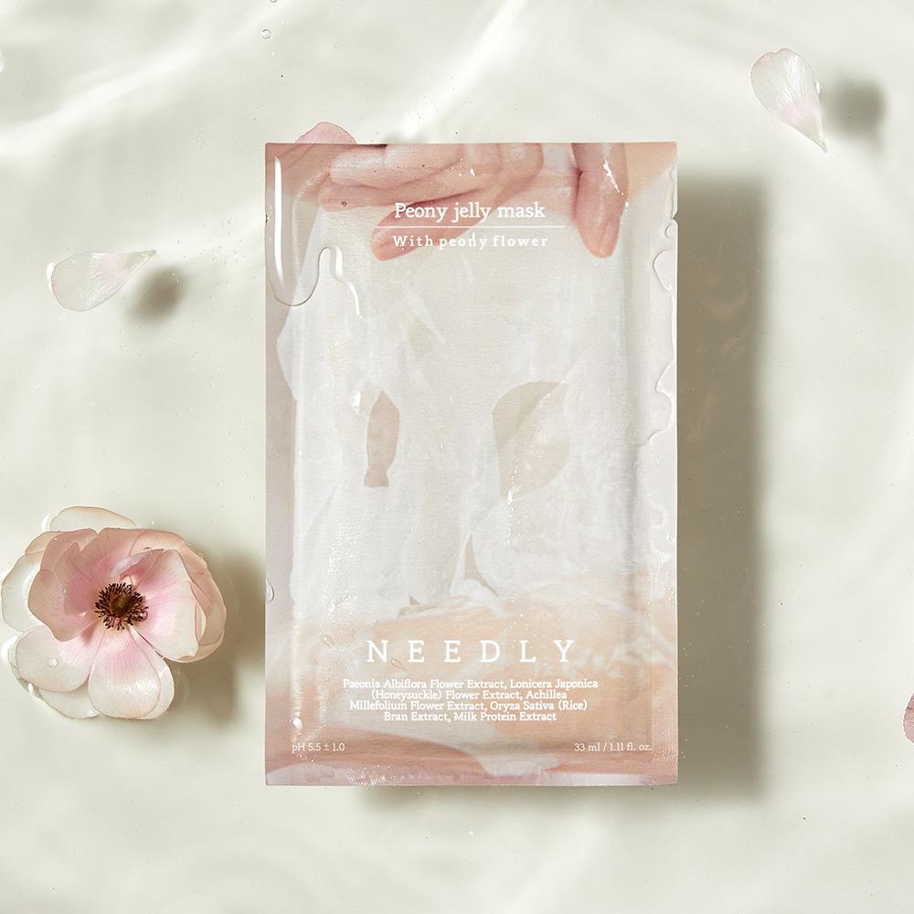 Needly Peony Jelly Mask 10 Sheets Korean skincare product image