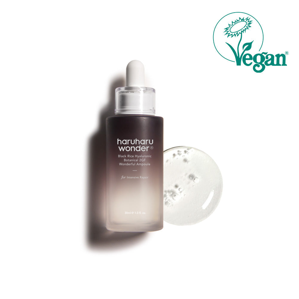 Haruharuwonder Black Rice Hyaluronic Botanical 2GF Wonderful Ampoule 30ml - Haruharuwonder Face Ampoule product image