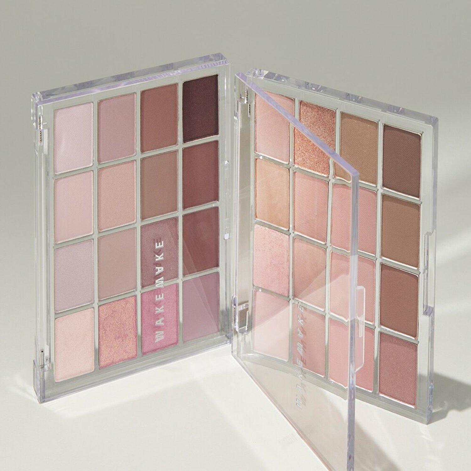 WAKEMAKE Soft Blurring Eye Palette Renewal 14g #02 Lively Blurring K-beauty makeup product image