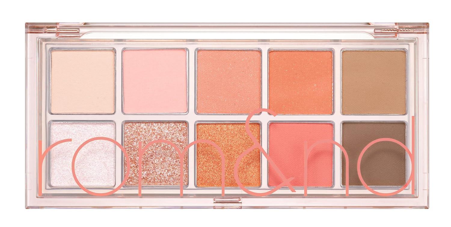 ROMAND Better Than Palette 6g # Energetic Bright 08 Peach Dahlia Garden - Romand Makeup Palette product image