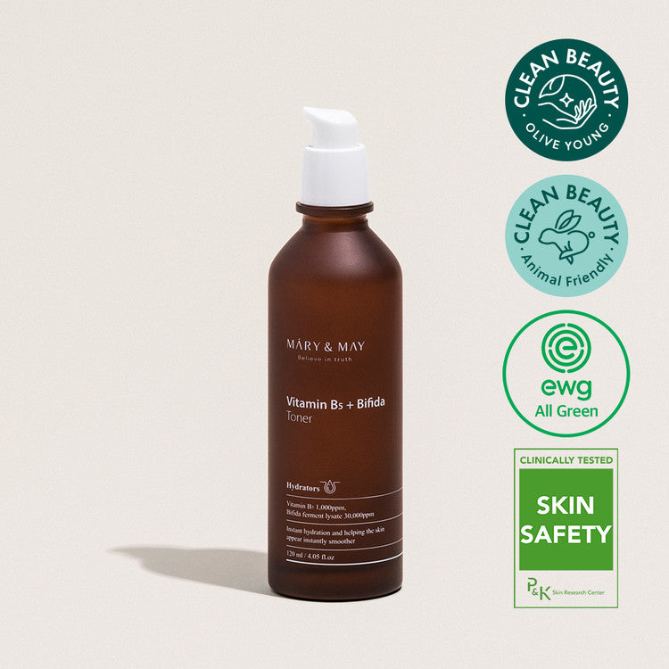 Mary&May Vitamin B5+Bifida Toner cap close-up