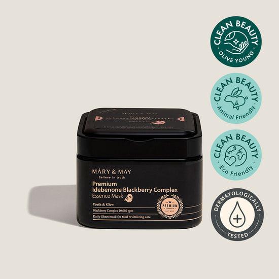 Mary & May Premium Idebenone Blackberry Complex Essence Mask 20EA/250g - Mary & May Face Essence product image