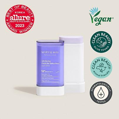 Mary & May Vegan Peptide Bakuchiol Sun Stick SPF50+ PA++++ 18g - Mary & May Sunstick product image