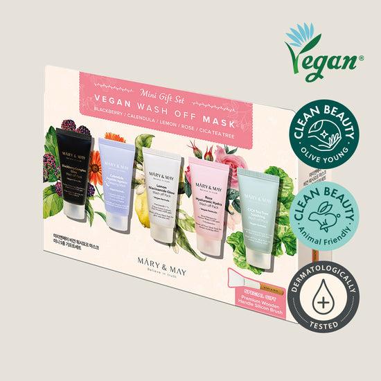 Mary & May Vegan Wash Off Mask Mini Gift Set (30g x5) - Mary & May Face Mask product image