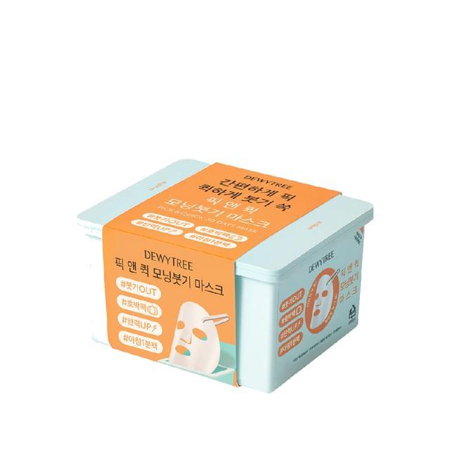 DEWYTREE Pick and Quick De Puff Morning Mask 30ea Korean face mask skin care treatment