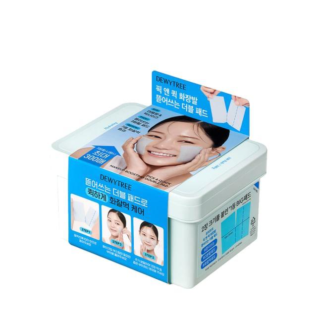 DEWYTREE Pick and Quick Makeup Boosting Double Pad 100ea Korean toner pads skin prep care