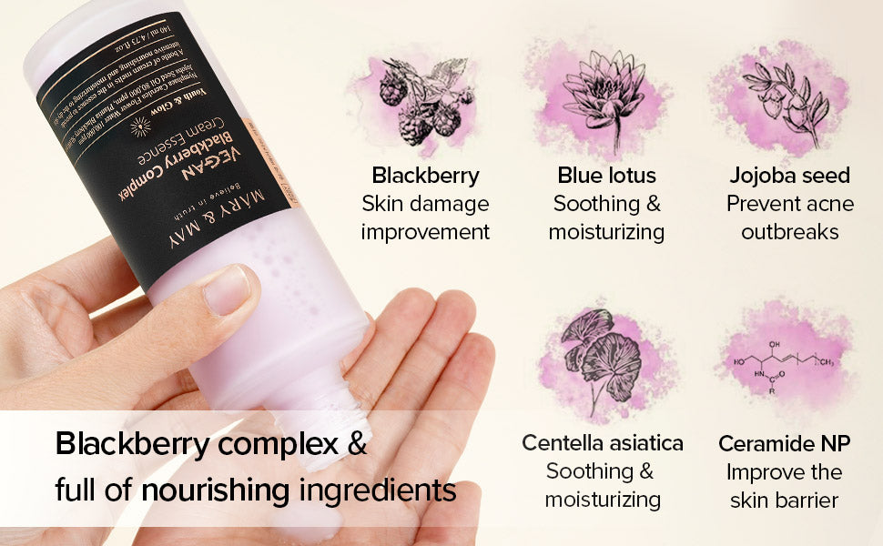 Mary&May Vegan Blackberry Complex Cream Essence 30ml Miniature Korean essence product image
