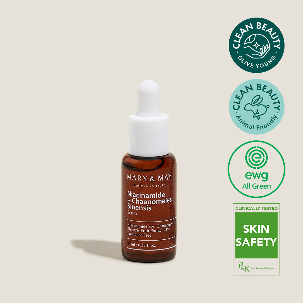 Mary&May Niacinamide+Chaenomeles Sinensis Serum 10ml Miniature Korean toner product image