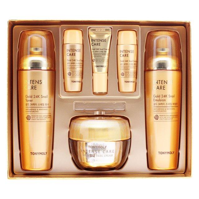 [TONYMOLY] Intense Care Gold 24K Snail Skincare Set of 3