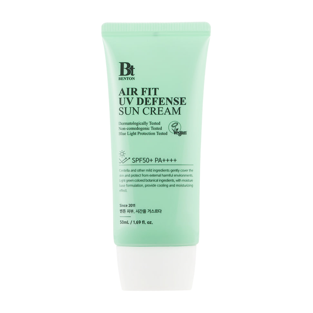 Benton Air Fit UV Defense Sun Cream SPF50+ PA++++ 50ml Korean sunscreen product image