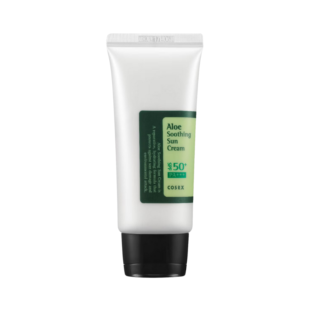 COSRX Aloe Soothing Sun Cream SPF50+ PA+++ 50ml Korean sunscreen product image