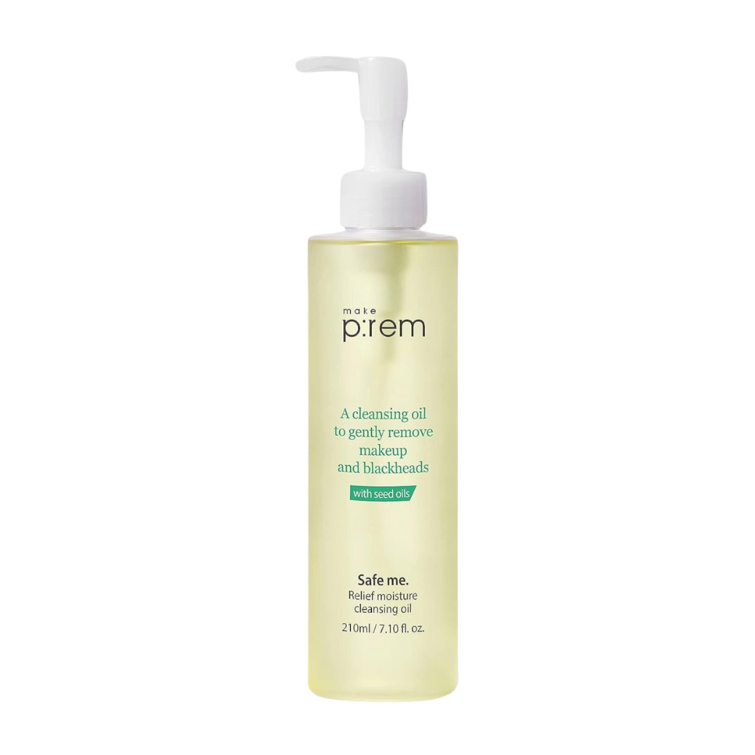 make p:rem Safe Me. Relief Moisture Cleansing Oil 210ml Korean cleansing oil gentle care