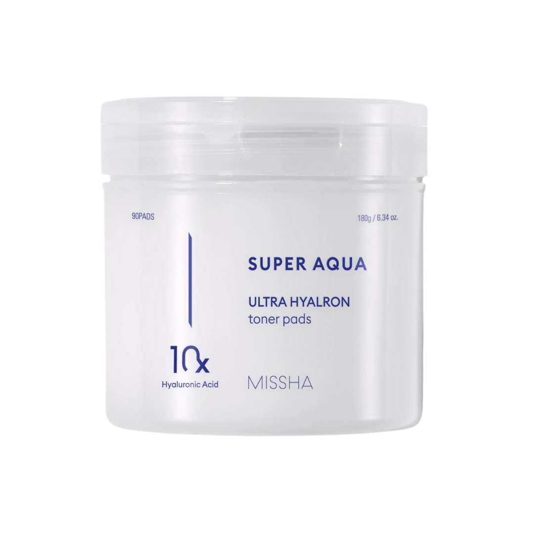 MISSHA Super Aqua Ultra Hyalron Toner Pads 180g/ 90pcs Korean toner product image