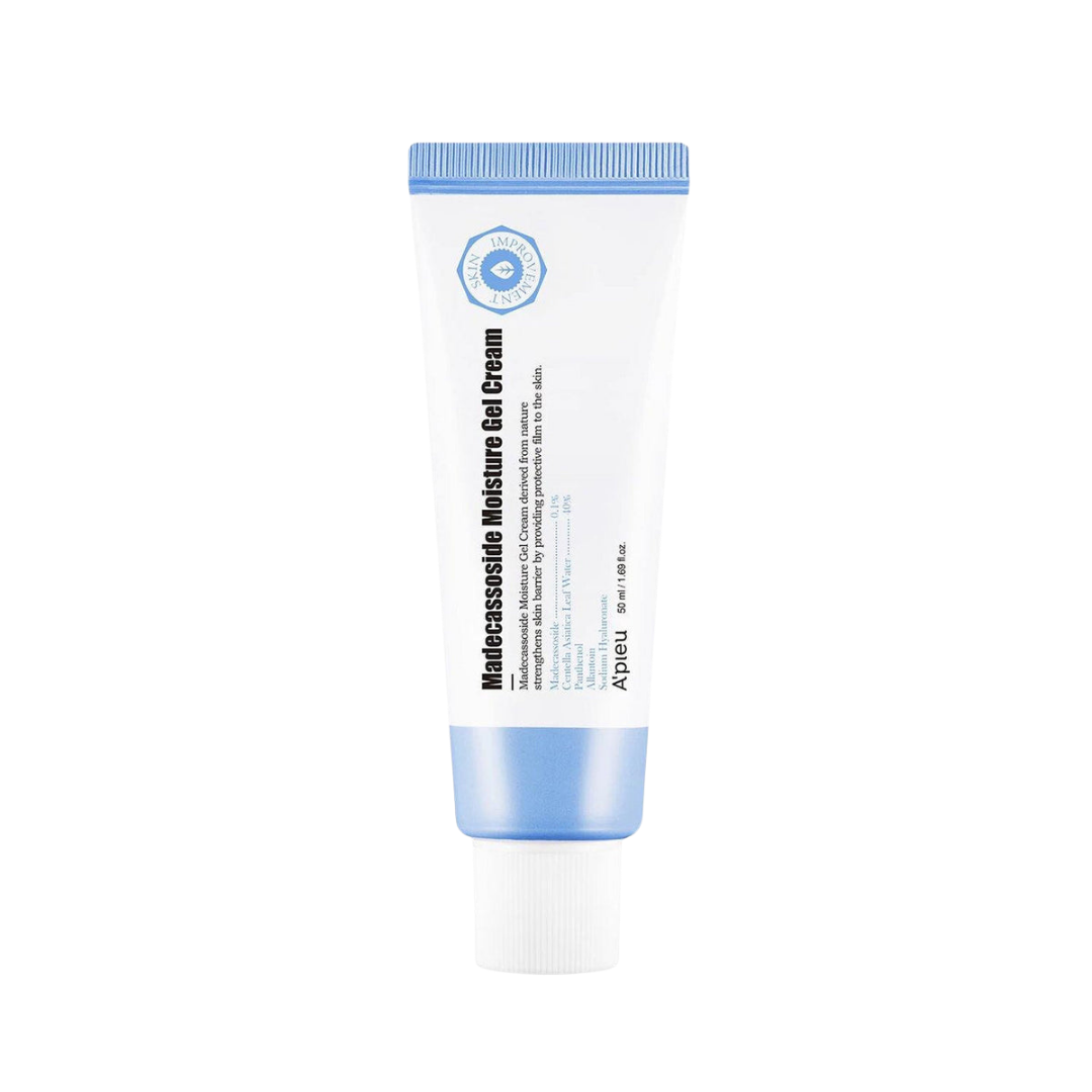 Madecassoside gel cream texture on skin