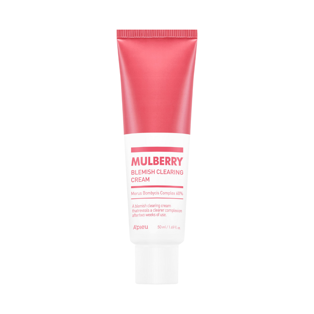 Mulberry cream texture pressed into skin