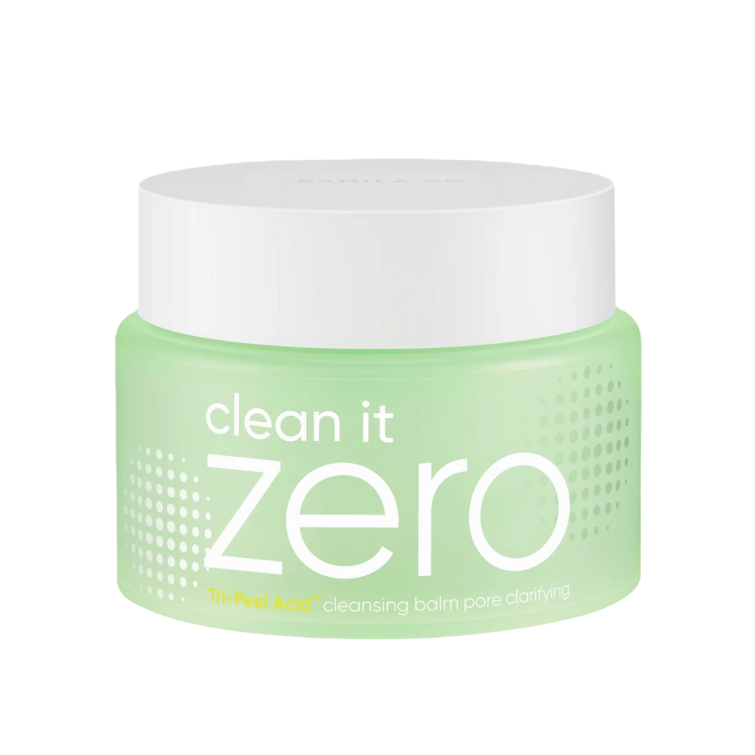 Clean It Zero Pore Clarifying Balm scooped with spatula