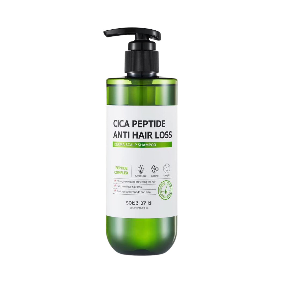 SOME BY MI Cica Peptide Anti Hair Loss Derma Scalp Shampoo 285ml Korean hair care product image