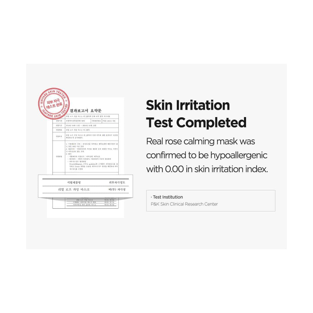 Isntree Real Rose Calming Mask 100ml Korean skincare product image
