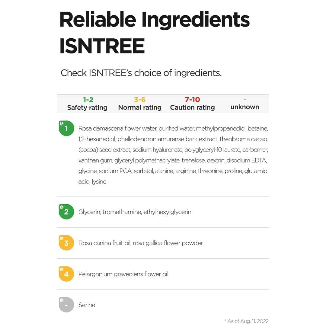 Isntree Real Rose Calming Mask 100ml Korean skincare product image