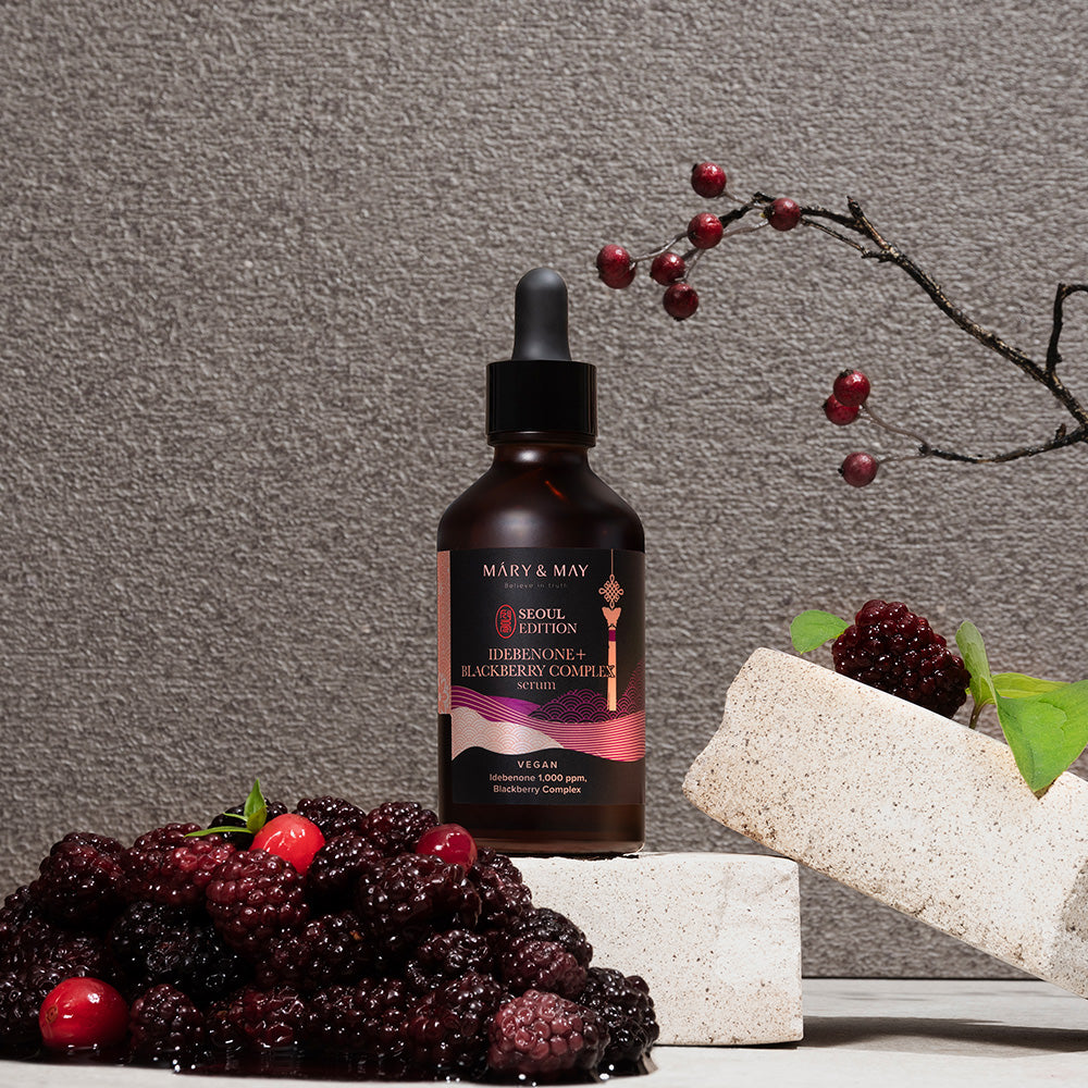 Mary&May Idebenone+Blackberry Complex Serum 80ml Korean essence product image