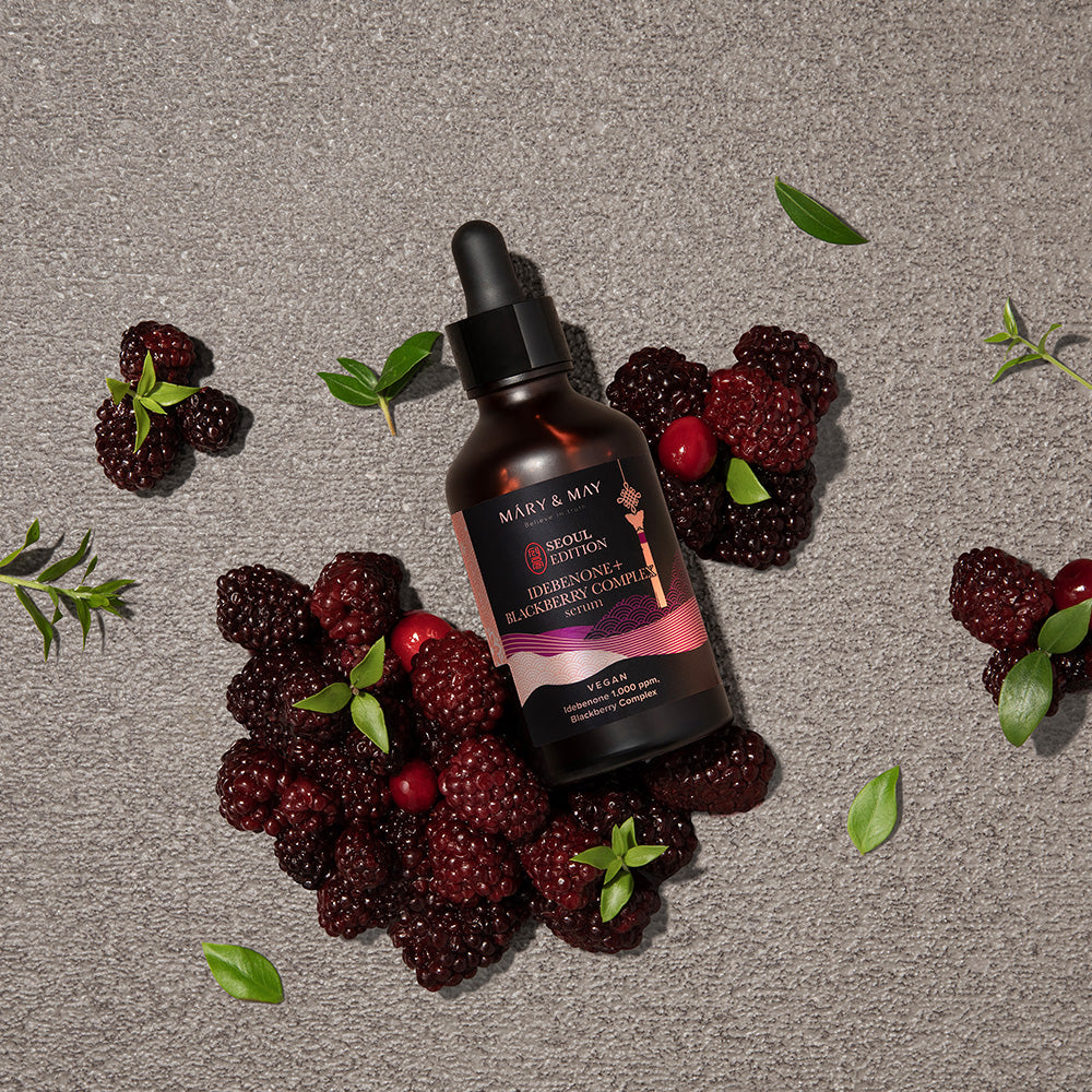Mary&May Idebenone+Blackberry Complex Serum 80ml Korean essence product image