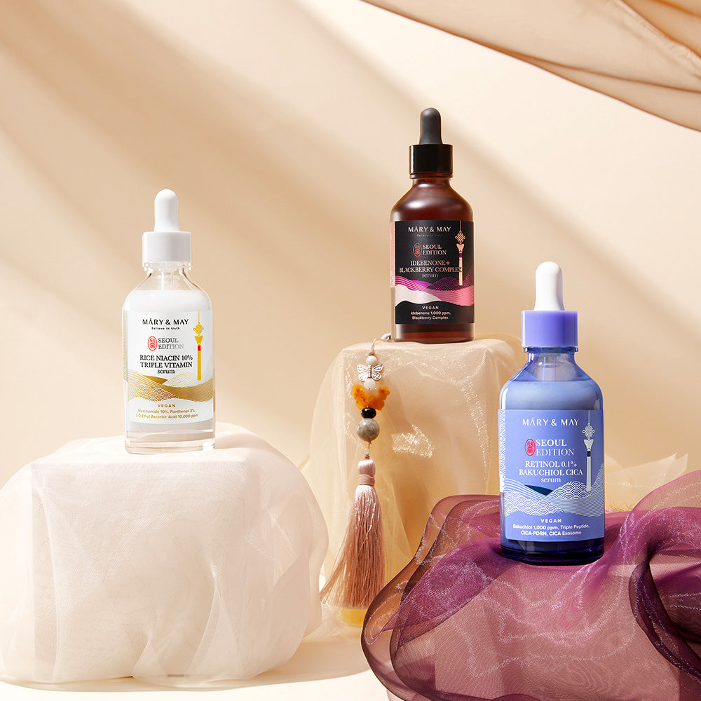 Mary&May Idebenone+Blackberry Complex Serum 80ml Korean essence product image