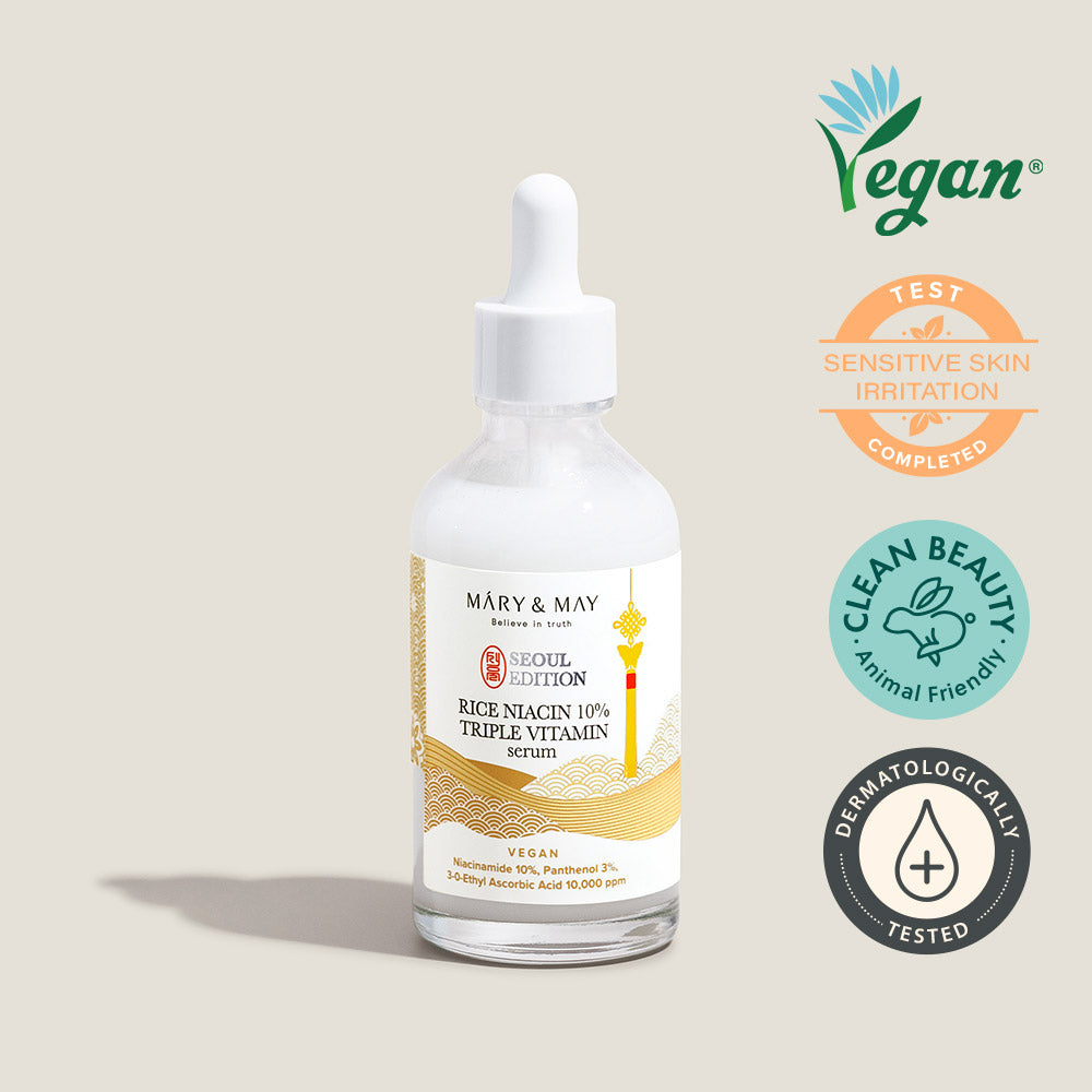 Mary & May Rice Niacin 10% Triple Vitamin Serum 80ml - Mary & May Face Serum product image