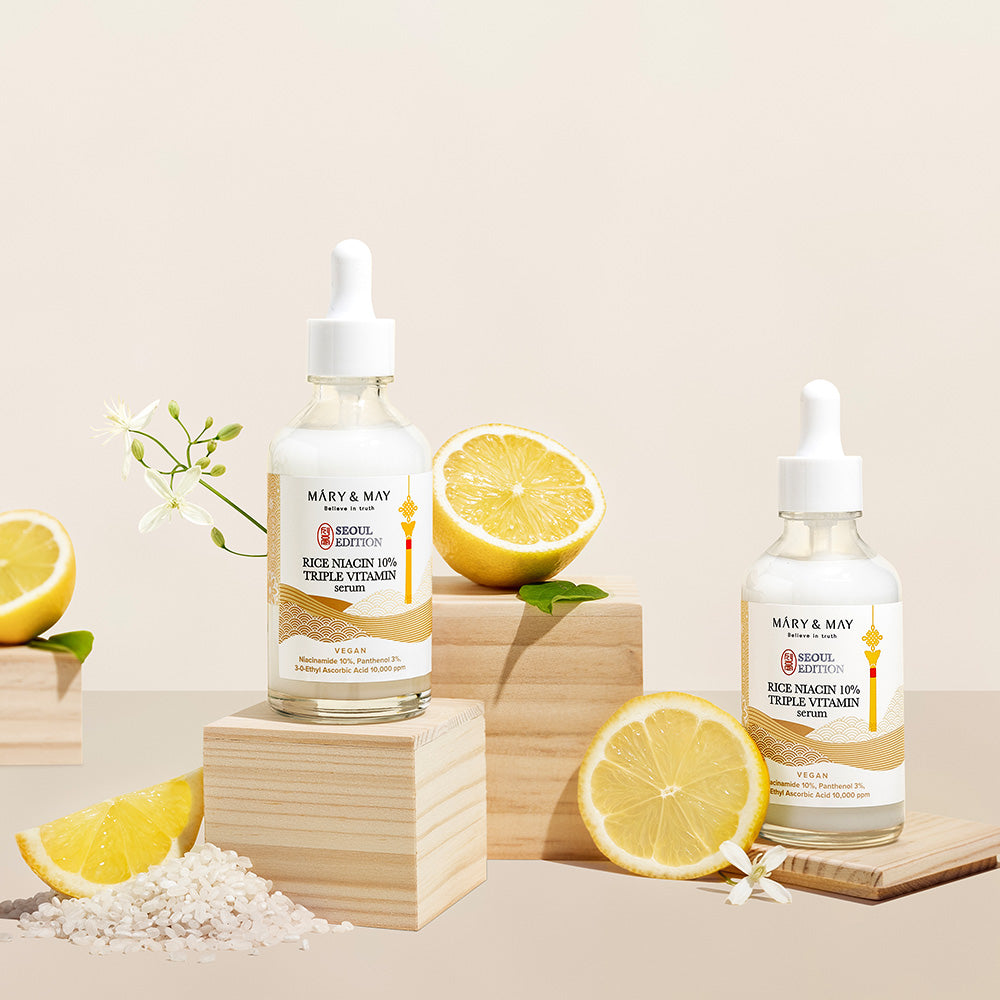 Mary&May Rice Niacin 10% Triple Vitamin Serum 80ml Korean essence product image