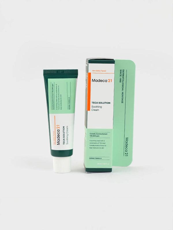 Madeca21 Teca Solution Soothing Cream 50ml Korean moisturizer product image