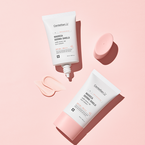 Centellian24 Madeca Derma Shield Safe Tone Up Sun Cream 50ml Korean sunscreen product image
